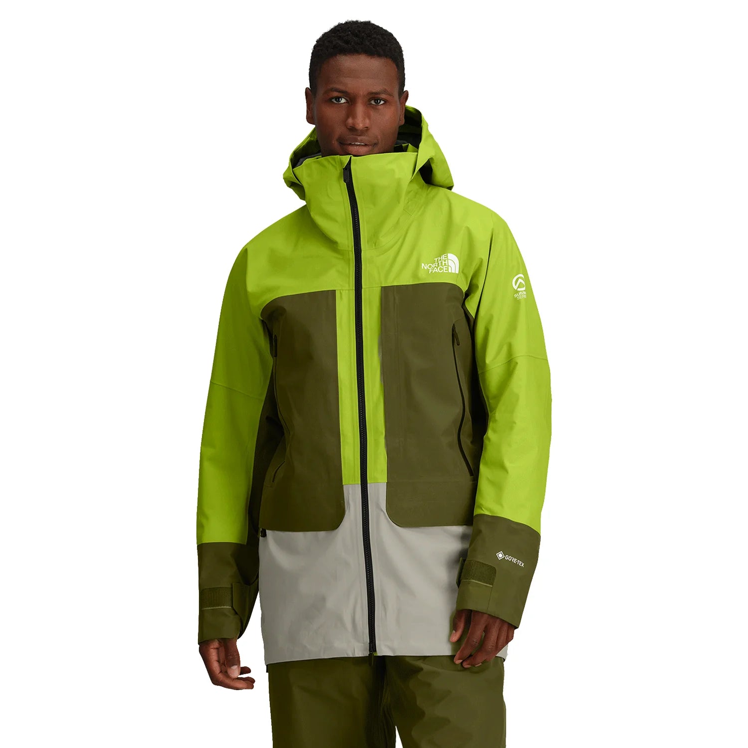 North face grey ski jacket on sale