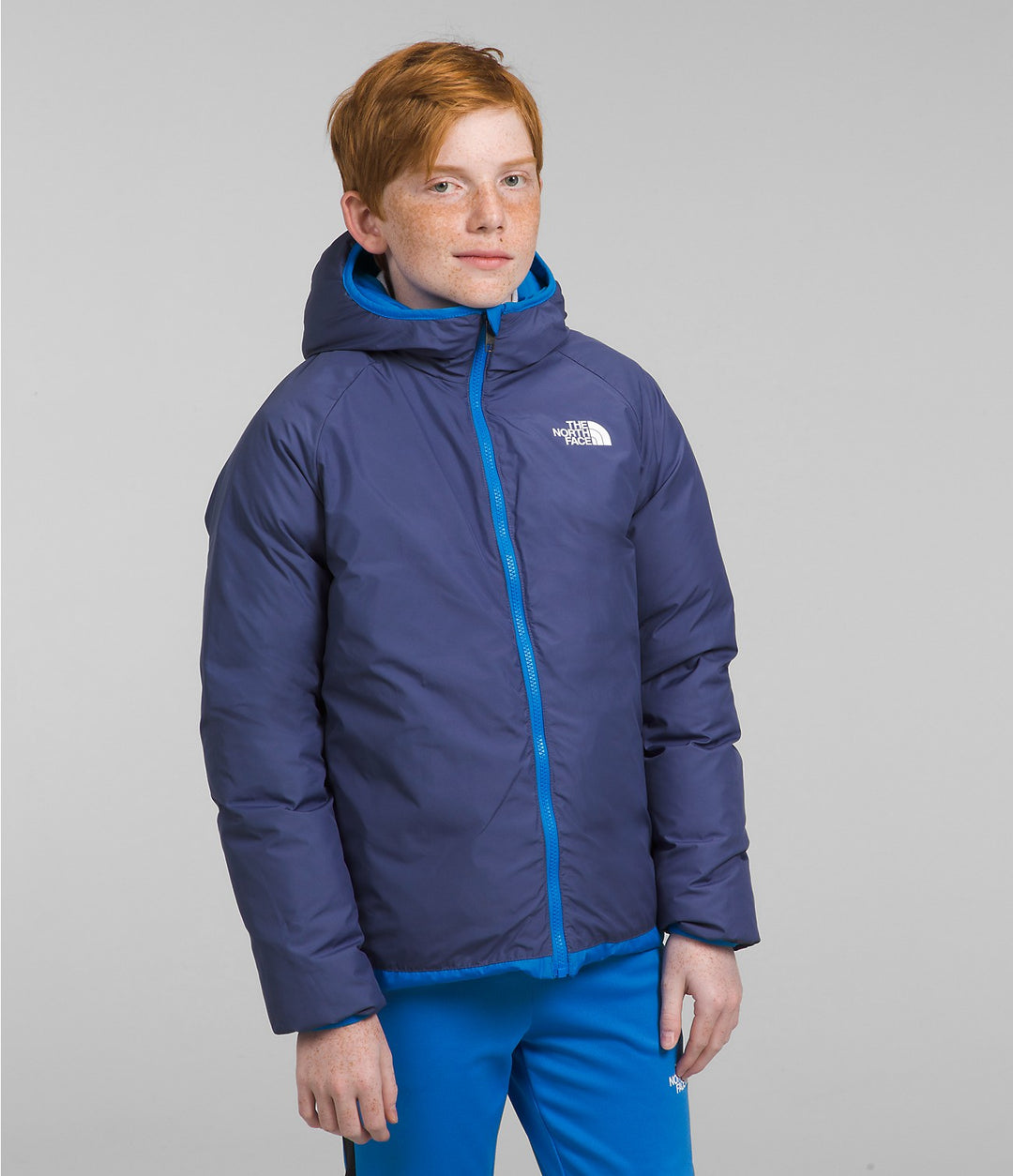 Boys Reversible North Down Jacket Village Ski Hut The North Face Junior Midlayer, Junior Puffies, Kids, Winter, Winter 2024