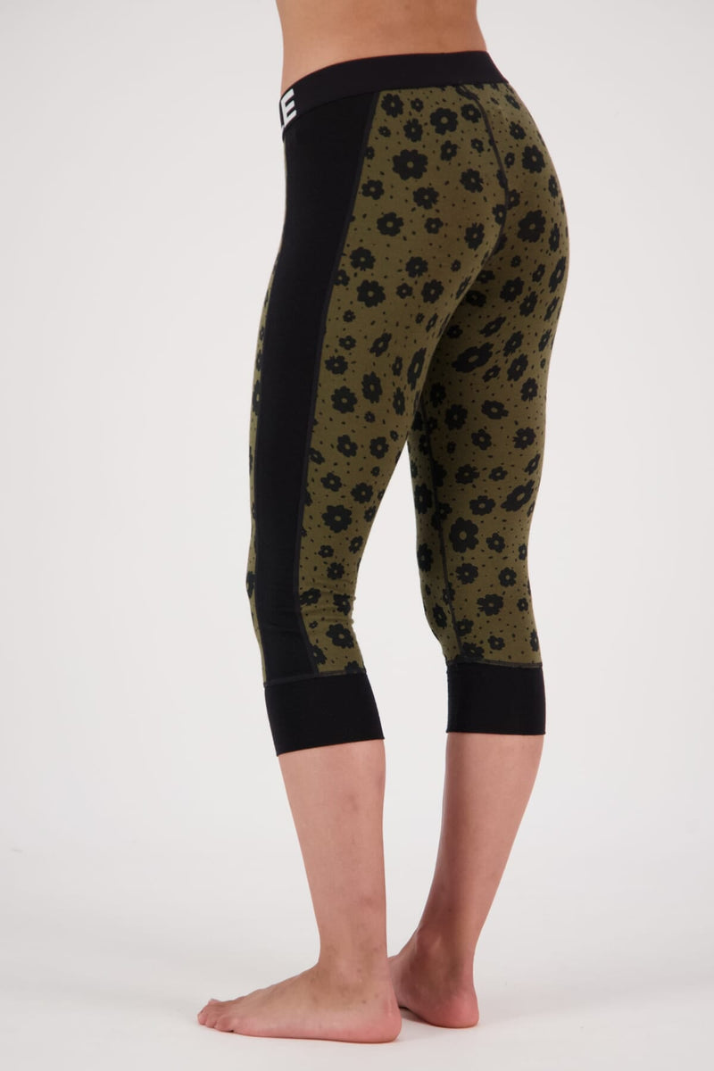 Cascade Merino Flex 200 3/4 Legging Womens Village Ski Hut Mons Royale Winter, Winter 2024, Womens, Womens Baselayer
