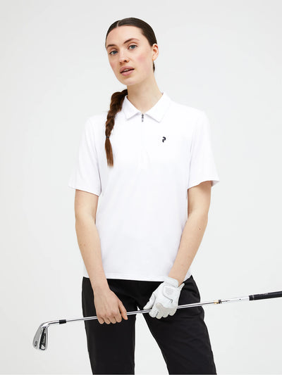 Women's Comfort Zip Polo - Peak Performance