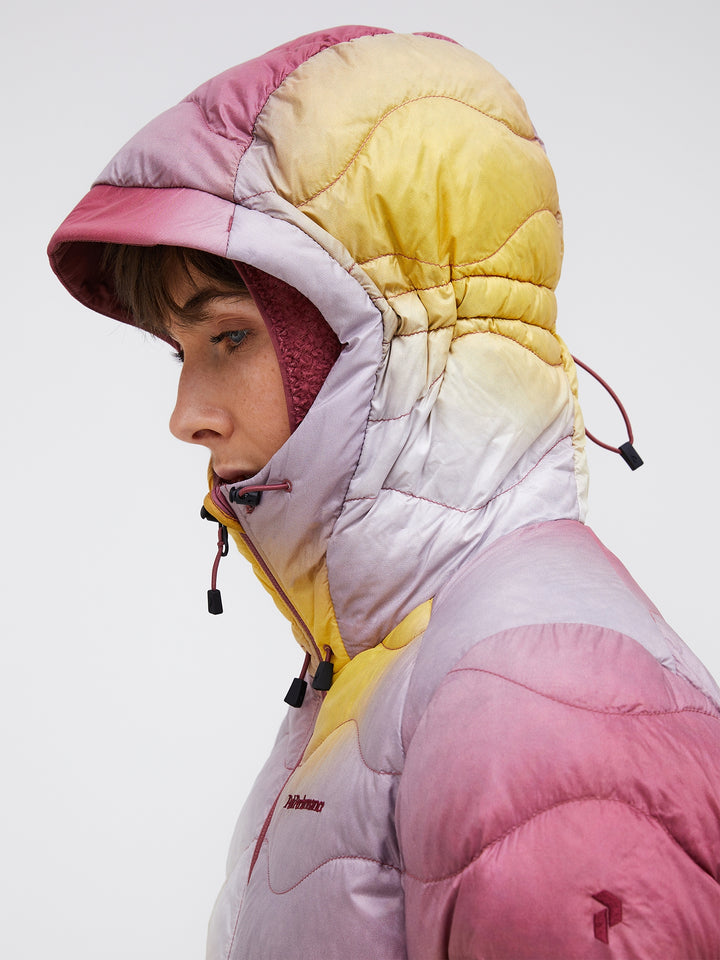 W Helium AOP Down Hood Jacket