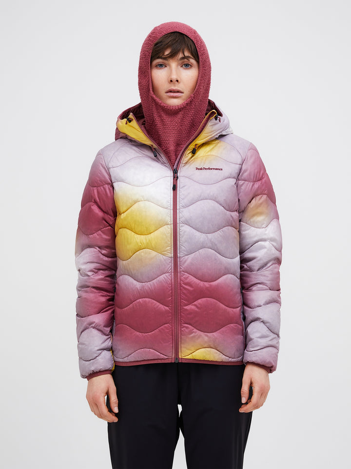 W Helium AOP Down Hood Jacket