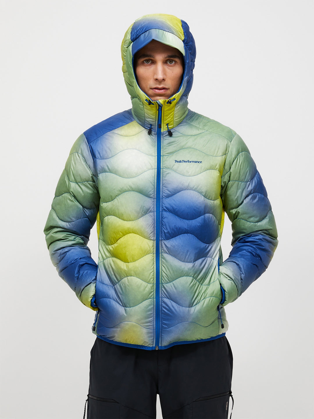 M Helium AOP Down Hood Jacket