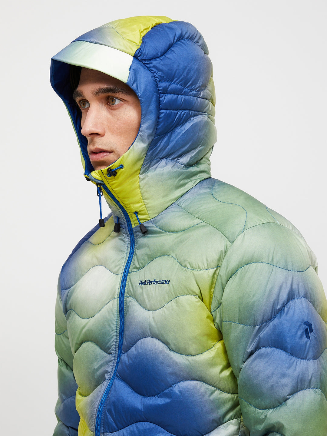 M Helium AOP Down Hood Jacket