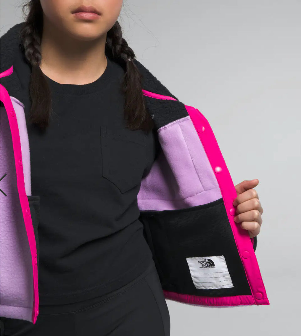 Girls Fleece Mashup Jacket Village Ski Hut The North Face Junior Fleece/Hoodies, Junior Midlayer, Kids, Winter, Winter 2024