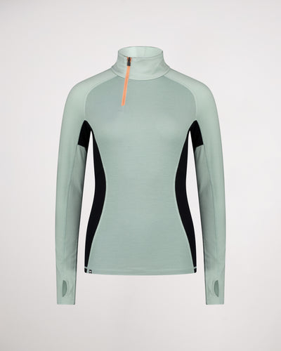 Women's Olympus 1/2 Zip LS - Mons Royale