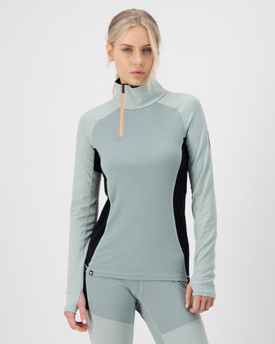 Women's Olympus 1/2 Zip LS - Mons Royale
