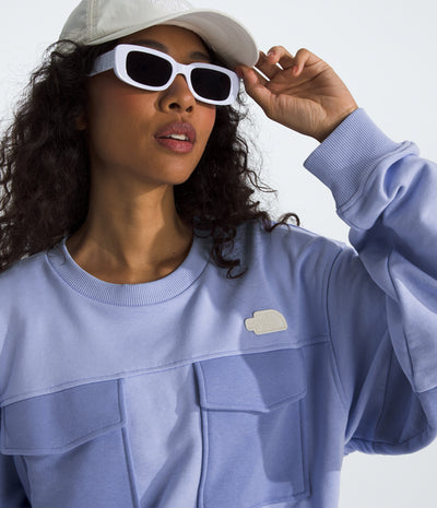 Women's Terry Oversized Cropped Crew - The North Face