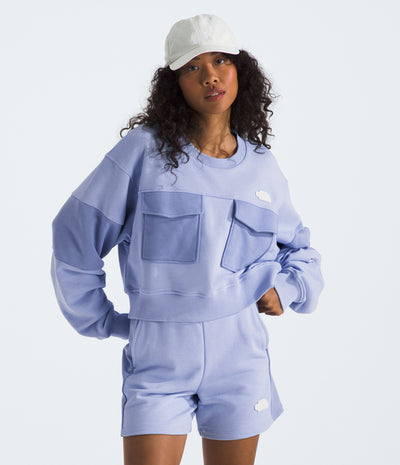 Women's Terry Oversized Cropped Crew - The North Face
