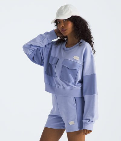 Women's Terry Oversized Cropped Crew - The North Face