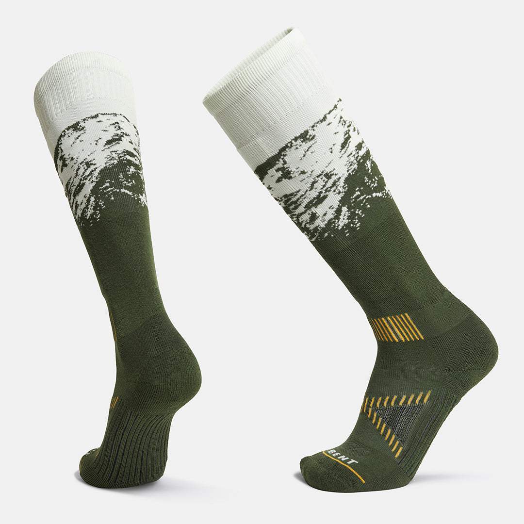 Sammy Carlson Pro Series Light Cushion Snow Sock Village Ski Hut Le Bent Adult Socks, softgoods accessories, Winter, Winter 2024