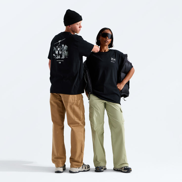 Unisex Opposites Attract Relaxed Short-Sleeve Tee—Graphic