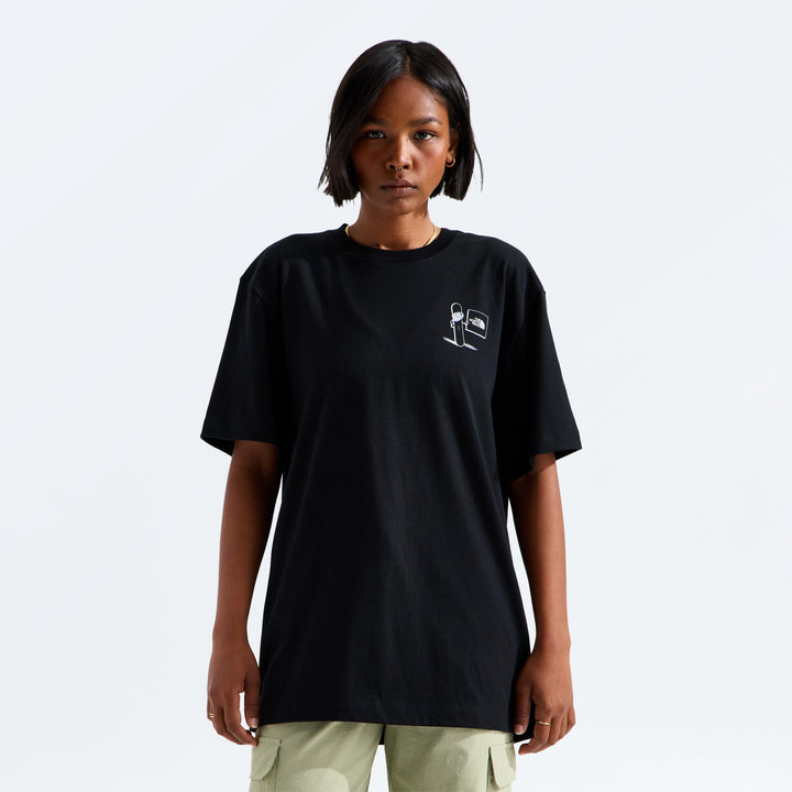 Unisex Opposites Attract Relaxed Short-Sleeve Tee—Graphic