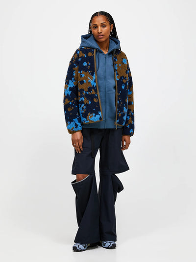 Women's Graphic Pile Jacket- Frosty Haze
