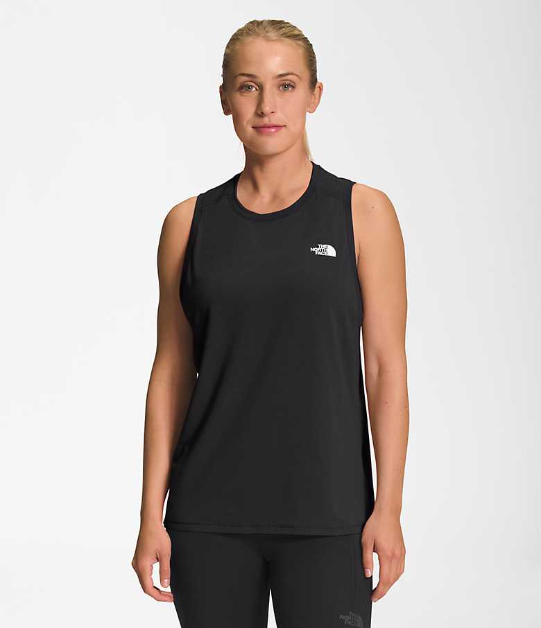 Women's Wander Slitback Tank Village Ski Hut The North Face Spring 2023, Tops, Womens, Womens Tees/Tanks