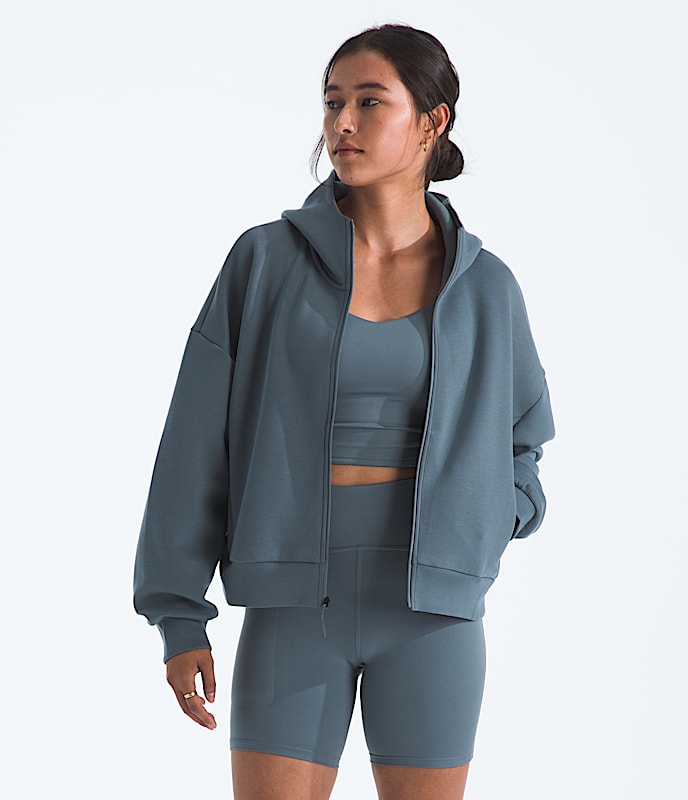 W Jaida Full-Zip Hooded Jacket