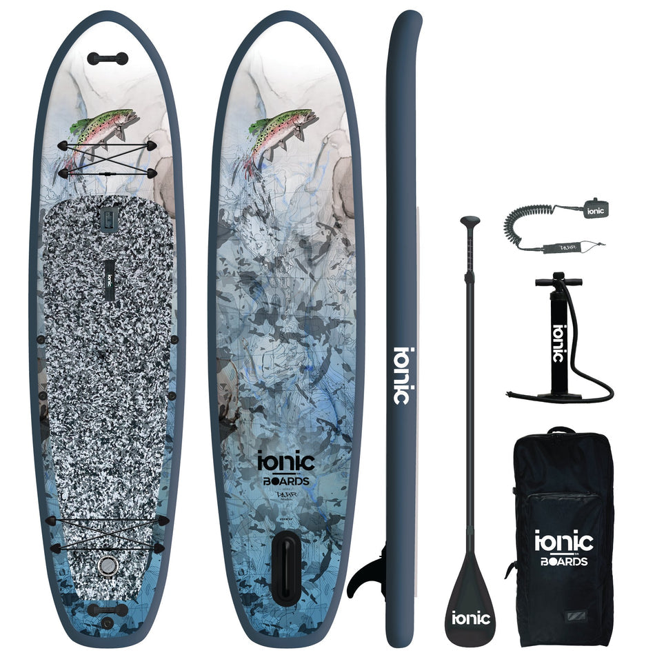 Ionic Adventure - Hook Em Edition - 11'6 Inflatable Paddle Board Package