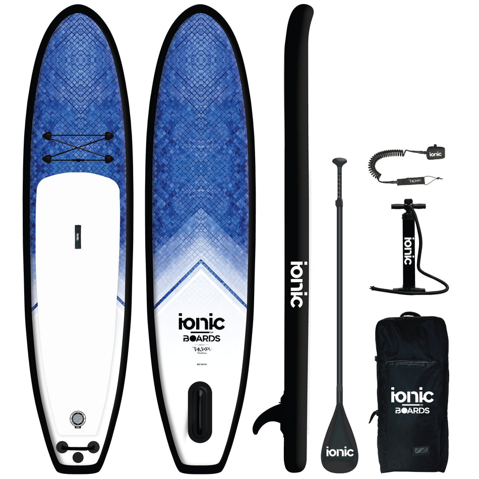 Ionic All Water - Blue Mosaic - 10'6 Inflatable Paddle Board Package
