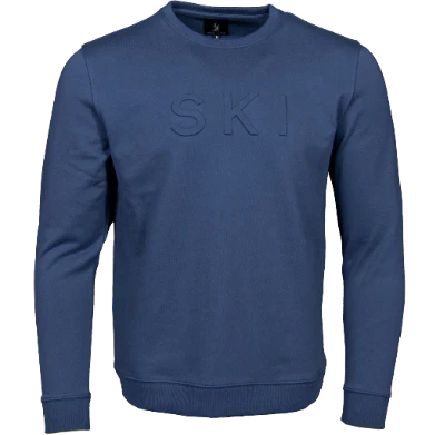 Ski Day Blue Crewneck