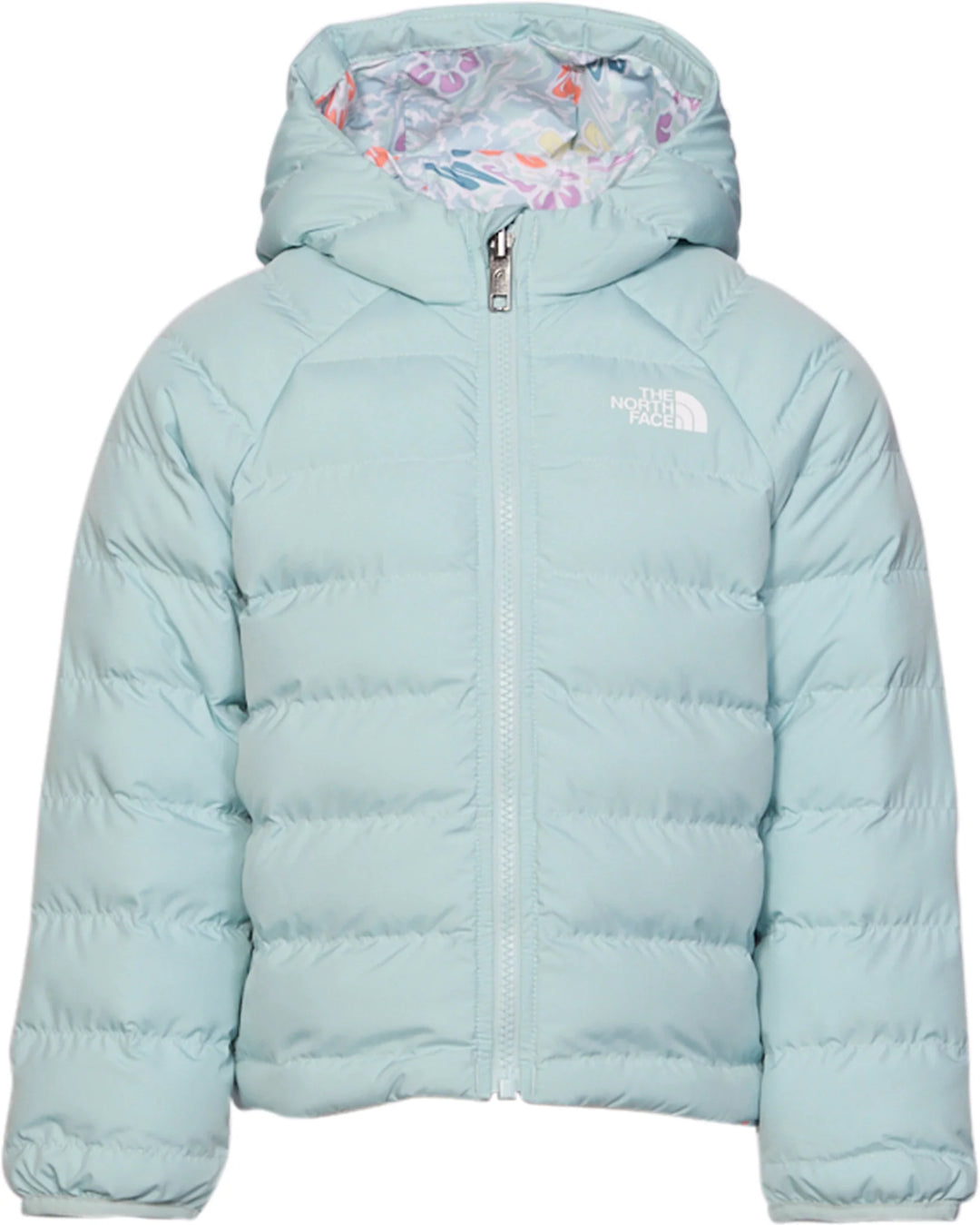 Blue The North Face Perrito Reversible Hooded Jacket Kids