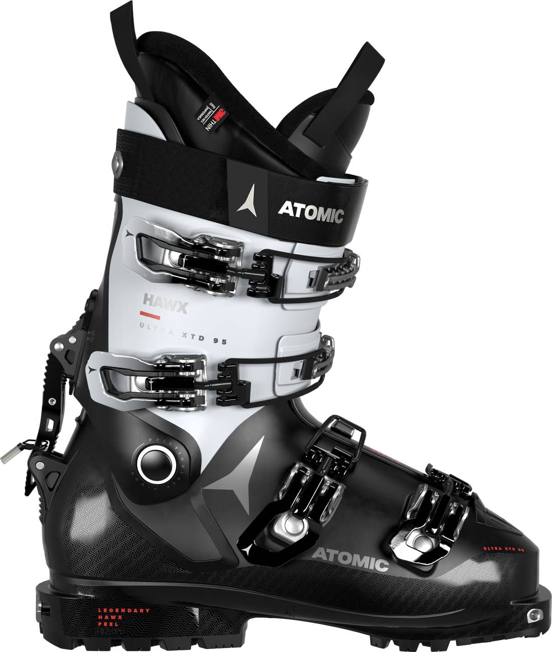 Hawx Ultra XTD 95 W CT Blk/Vapor Village Ski Hut Atomic Ski, Winter 2023, Womens, Womens Boots