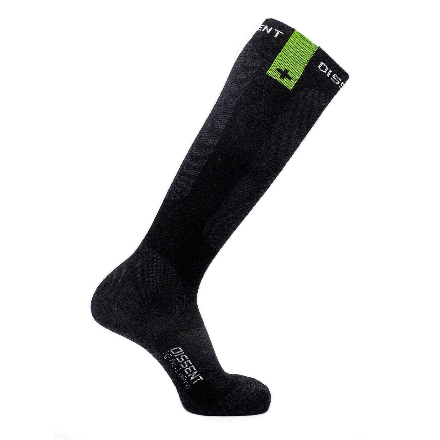 IQ Fit LoPro Village Ski Hut Dissent Adult Socks, softgoods accessories, Winter 2023