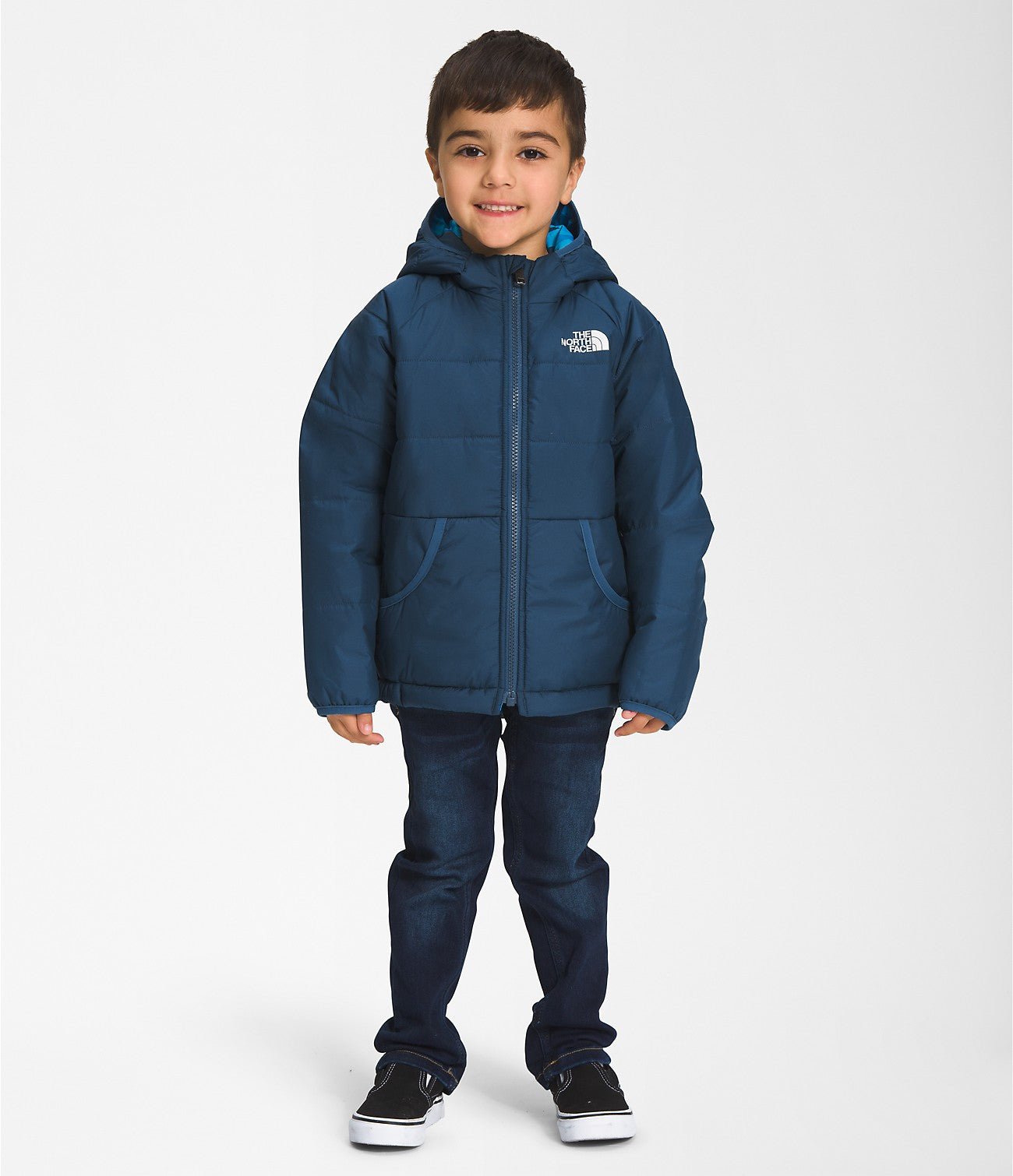 Kid Reversible Perrito Hooded Jacket Village Ski Hut The North Face Junior Outerwear, Junior Ski Jacket, Kids, Winter 2023