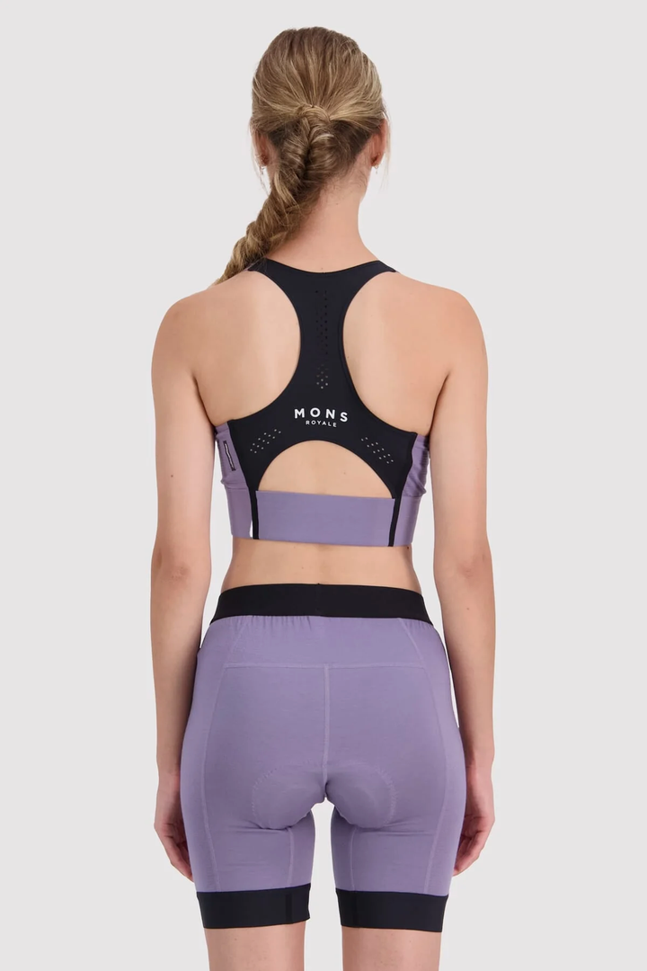 Stratos Sports Bra Womens Village Ski Hut Mons Royale Spring 2023, Tops, Womens, Womens Tees/Tanks