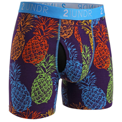 Swing Shift Boxer Print Village Ski Hut 2UNDR Bottoms, Mens, Mens Shorts, Spring 2022