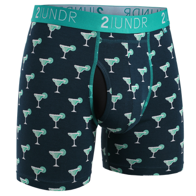 Swing Shift Boxer Print Village Ski Hut 2UNDR Bottoms, Mens, Mens Shorts, Spring 2022