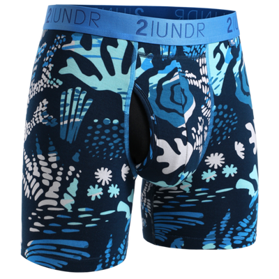 Swing Shift Boxer Print Village Ski Hut 2UNDR Bottoms, Mens, Mens Shorts, Spring 2022