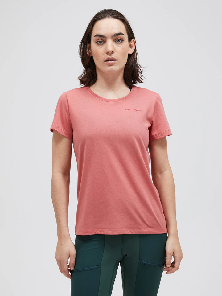 Womens Explore Logo Tee Village Ski Hut Peak Performance Spring 2023, Tops, Womens, Womens Tees/Tanks