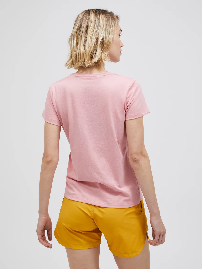 Womens Explore Logo Tee Village Ski Hut Peak Performance Spring 2023, Tops, Womens, Womens Tees/Tanks
