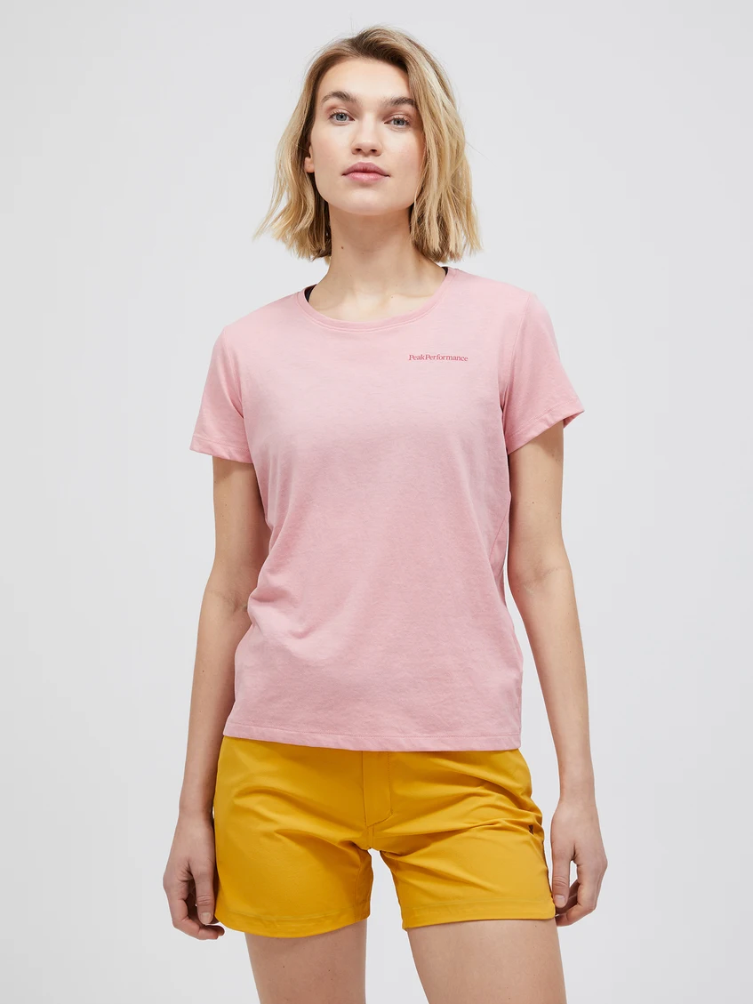 Womens Explore Logo Tee Village Ski Hut Peak Performance Spring 2023, Tops, Womens, Womens Tees/Tanks