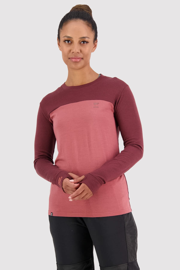 Yotei BF LS Village Ski Hut Mons Royale Winter, Winter 2023, Womens, Womens Baselayer